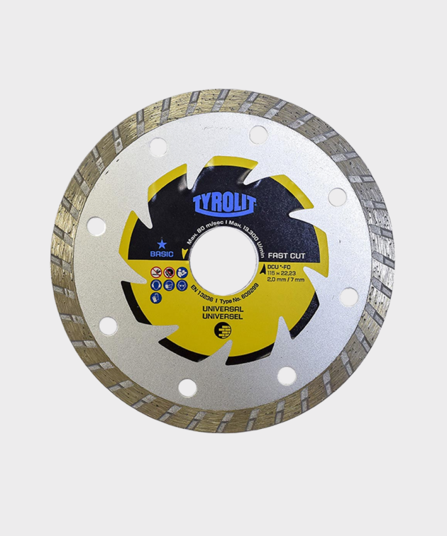 DISCOS DE CORTE DIAMANTADOS - CONTÍNUOS/TURBO