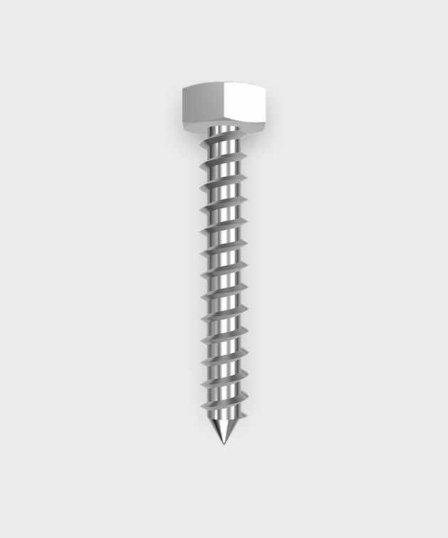 PARAFUSOS AUTOROSCANTE - DIN 7976 - CABEÇA SEXTAVADA INOX A2