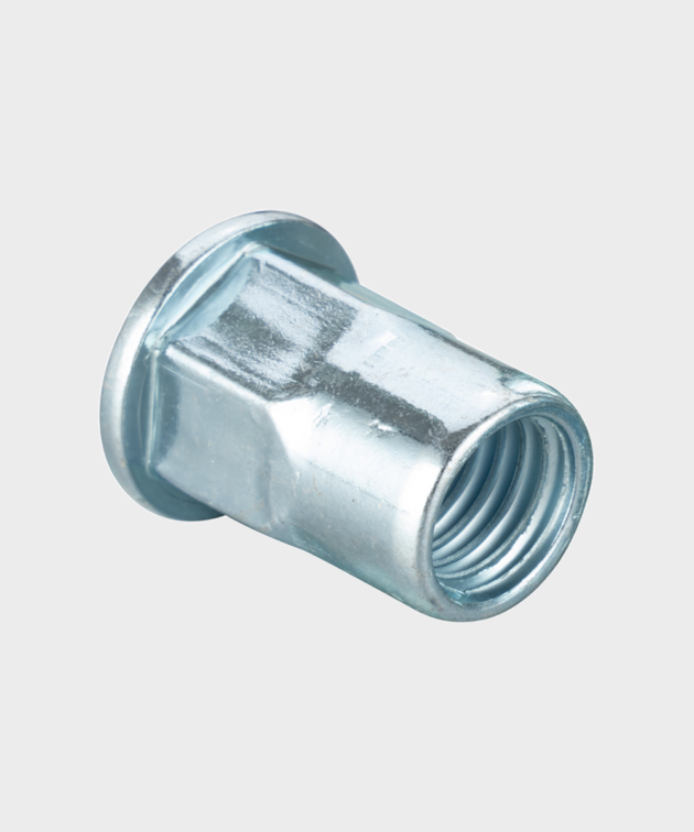 PORCAS DE REBITAR SEMI-SEXTAVADA - ZINCADO